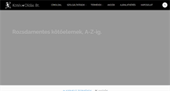 Desktop Screenshot of kotesoldas.hu